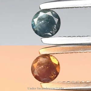💎 0.16ct 3mm Round Natural Green Alexandrite - Russia Gemstone - Picture 1 of 6