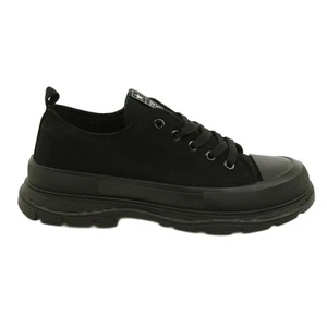 News Sneaker da donna sulla piattaforma nera 21SP02-1400 nero - Imagen 1 de 6