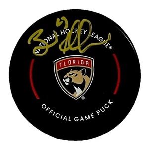 Brad Marchand Signed Florida Panthers Official Game Puck COA Marchand Authentic - Picture 1 of 3