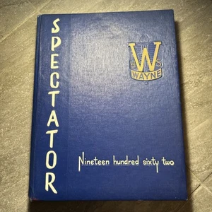 Wayne Memorial High Yearbook 1962 Spectator Michigan - Picture 1 of 18