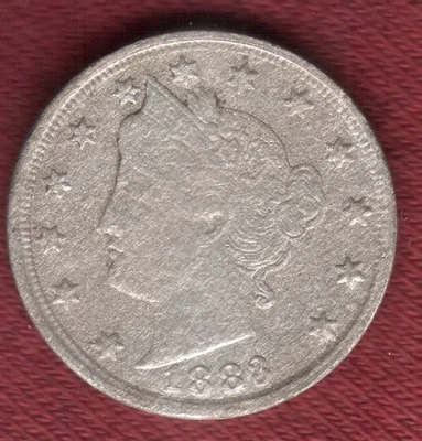 1883 With Cents Semi Key Date  Liberty Nickel - Image 1 of 2