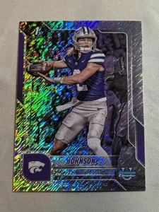 2025 Bowman Chrome University Shimmer Refractor Avery Johnson RC 1st #42 KSU - Picture 1 of 2