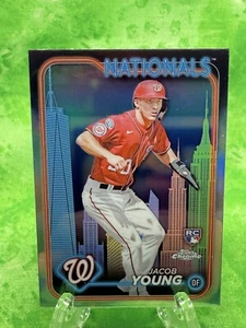 Jacob Young RC - Big Apple Refractor - 2024 Chrome Fanatics Fest Exclusive #264 - Picture 1 of 11