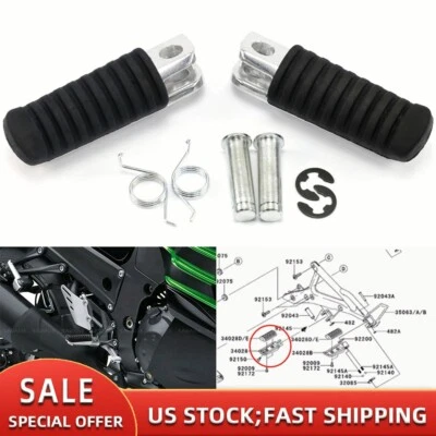 Adaptadores de estriberas delanteras Rider para KAWASAKI Versys 650 ZR-7/S Z 1000/SX Z 900/RS Foto 1 de 4