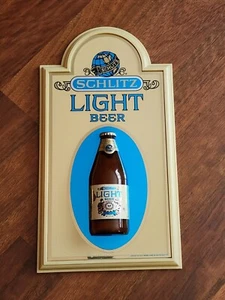 Vintage 1977 Schlitz Light Beer Special Lager Sign - Picture 1 of 9