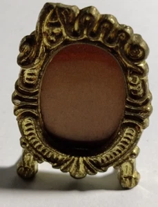 Antique old solid brass mini frame - Picture 1 of 4