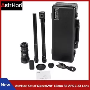 AstrHori 90° 18mm F8 APS-C 2X obiettivo macro sonda per Canon Nikon Sony Fuji M4/3 - Foto 1 di 11