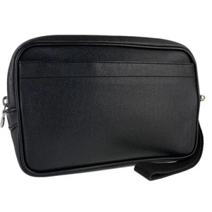 Louis Vuitton Taiga Karga Leather Fabric Black Clutch bag 2718 - Picture 1 of 22