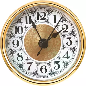 Mini Quartz Clock Insert 2.8 Inch (70 Mm) round Quartz Movement Miniature Clock - Picture 1 of 12