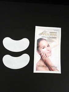 Alluring Under Gel Eye Patches Pads Lint free x100 eyelash Extensions (banana) - Picture 1 of 3