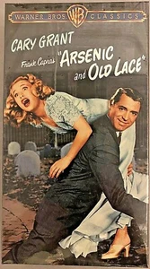 New "Arsenic & Old Lace" VHS Cary Grant, Frank Capras, Comedy Murder by Poison - Imagen 1 de 2