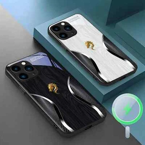 Dragon Glass Phone Case for iPhone 16 15 14 Silicone Shockproof Magnetic Cover - Picture 1 of 14