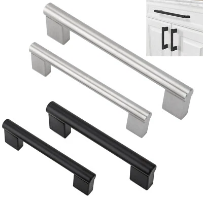 CICMOD 1-30Pack Kitchen Cabinet Pulls Stainless Steel Cupboard Door Drawer Bar Handles