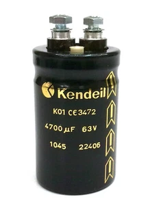 Condensatore Elettrolitico KENDEIL 4700uF 63VDC - Foto 1 di 1