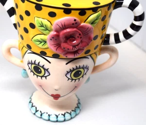 BABS Sugar High Social Tetera Taza Pila Lunares Dama Lux Mariposa - Imagen 1 de 7
