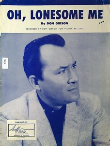 OH, LONSESOME ME Sheet Music - Don Gibson 1958, 67m - Picture 1 of 2