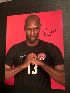 Foto firmata Atiba Hutchinson 8x10 autografata CANADA Mondiali di calcio - Foto 1 di 1