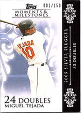2008 Topps Moments & Milestones Baseball #68-78 Miguel Tejada 001/150