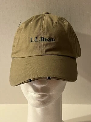 L.L.Bean Unisex Pathfinder LED Gorra de Béisbol Sombrero Beige Logo Correa Iluminada OS Foto 1 de 4