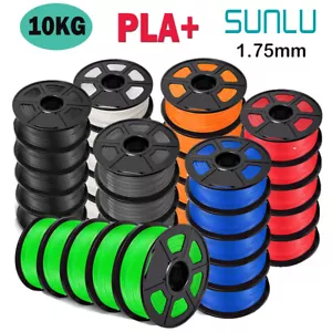 10*1KG SUNLU PLA+ 10KG 3D Printer Filament 1.75mm PLA Plus +/-0.02mm No Bubble - Picture 1 of 51