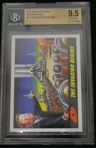 2021 MARS ATTACKS INVASION 2026 #1 THE INVASION BEGINS - BGS 9.5 GEM MINT - Picture 1 of 2