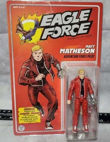 Eagle Force Matt Matheson-Adventure Force Pilot figure Zica Toys Fresh Monkey Cover