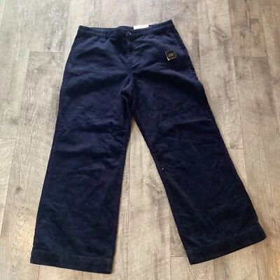 A.N.A. Женские вельветовые брюки A New Approach размер 18 синие широкие штанины с высоким подъемом - Изображение 1 из 4