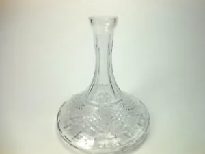 Schiffskaraffe Flasche aus geschliffenem Glas - Bild 1 von 8