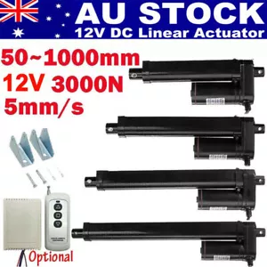 3000N 12V Linear Actuator Remote Optional 6inch Stroke Long 40inch 50mm~1000mm - Picture 1 of 43