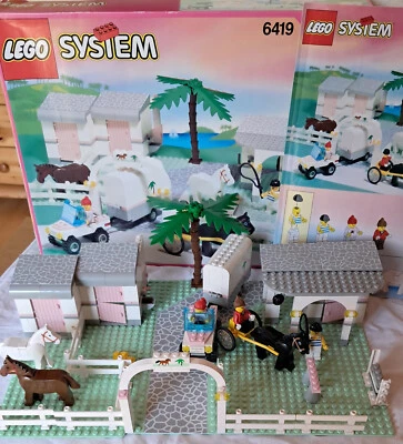Lego Sytem Paradisa 6419 Röiing Acres Ranch -Reiterhof  mit BA + ÖVP Vintage - Bild 1 von 4