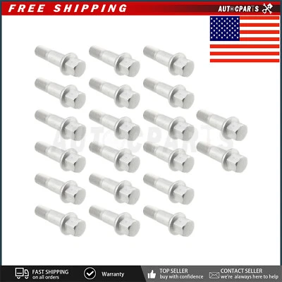 Tuercas de pernos de rueda de 20 piezas para Mercedes-Benz ML350 S500 GLK350 0009905307 Foto 1 de 4