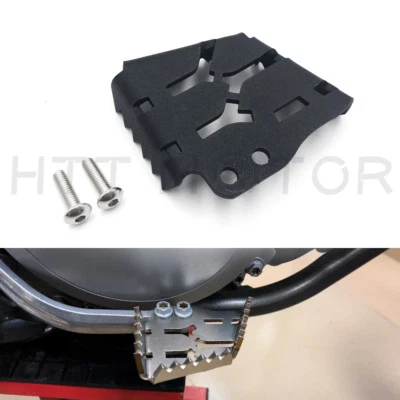 Rear Brake Pedal Tip Plate & mount bolt for KTM 690 950 990 1050 1190 1290 Black - Image 1 of 4