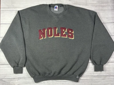 Vtg Russell Athletic Sweatshirt Size XL Florida State Seminoles Football Noles - Image 1 of 4