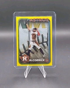 2024 Topps Serie 1 Giallo Parallelo Chas McCormick #203 Houston Astros - Foto 1 di 2