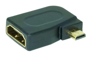 90° Winkel Micro HDMI-Adapter | micro HDMI-Stecker(D) auf HDMI-Buchse(A) - Bild 1 von 1