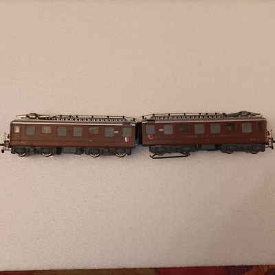HAG HO 240 LOCOMOTIVE ELECTRIQUE DOUBLE Ae 8/8 n°273 BLS 3RAILS - Photo 1/4