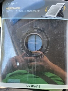 New Black Targus Versavu 360° Folio Fold Stand / Case for iPad 2 Black #THZ045US - Picture 1 of 6