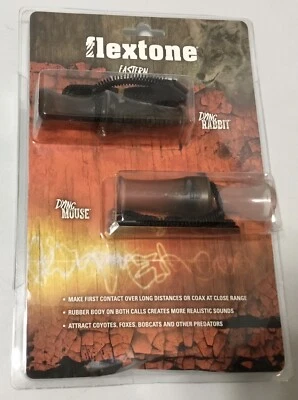 NEW FLEXTONE EASTERN PREDATOR COMBO CALLS FLXPD009 DYING RABBIT & DYING MOUSE - Image 1 of 4
