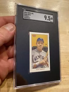 Babe Ruth SGC 10 GEM💎MINT Topps Yankees Bambino Swat Sultan Collector Card 2018 - Picture 1 of 13