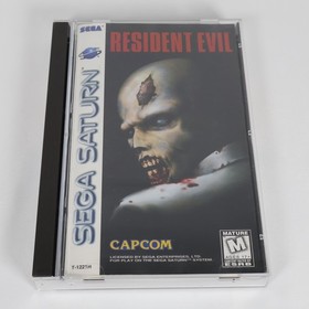 Resident Evil (Sega Saturn 1997) CIB Complete w Manual, Reg Card, Excellent Disc