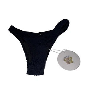 Pantalones de bikini Princess Polly de nailon reciclado blancos negros EE. UU. 6 AU 10 - Imagen 1 de 6