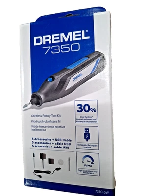 DREMEL 7350-5W 4V-CORDLESS SINGLE SPEED ROTARY TOOL WITH INTEGRATED 2AH LI-ION B - Image 1 of 2