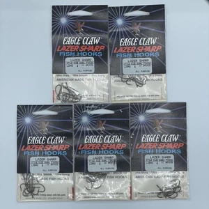 Lote de aparejos de equipo de pesca vintage ganchos de garra de águila carretes de línea lote de 5 paquetes - Imagen 1 de 5