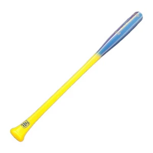 I Stand With Ukraine Baseballschläger Holz gelb und blau - Bild 1 von 7