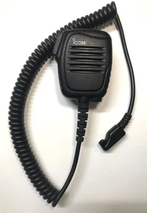 Icom HM-159SC Micrófono 9 pines 3,5 Auriculares IPX4 Resistente al Agua Serie IC-F - Imagen 1 de 5