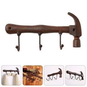 Wall-mounted Storage Hook Archaistic Hammer Shape Hanger Wall Hanging Hook