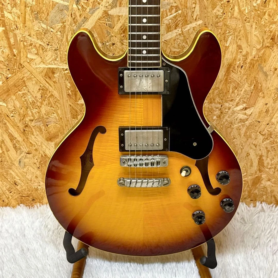 Guitarra Greco SV-600 1979 Super View semi-hueca MIJ Japón vintage solamente Foto 1 de 4