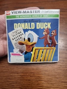 Donald Duck Disney View-Master 3 Rollen Set B525 GAF Stereo NOS 70er VERSIEGELT! - Bild 1 von 2