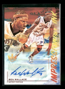 2021-22 Panini Court Kings Impressionist Ink Ruby Ben Wallace #/49 Auto #II-BWL - Bild 1 von 2