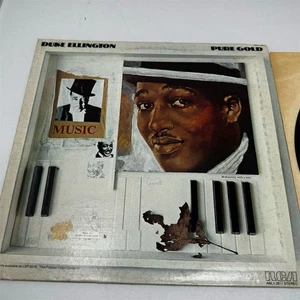 Duke Ellington Pure Gold LP 12" Jazz Compilation RCA Vinyl Record - Picture 1 of 4